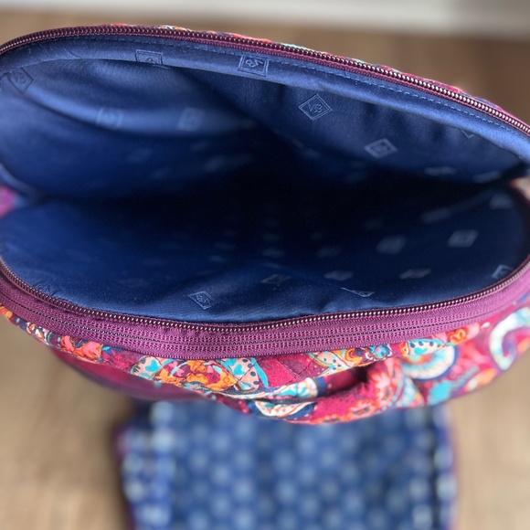 Vera Bradley Campus Laptop Backpack - Very Berry Paisley (Retired) - Like New main image 6